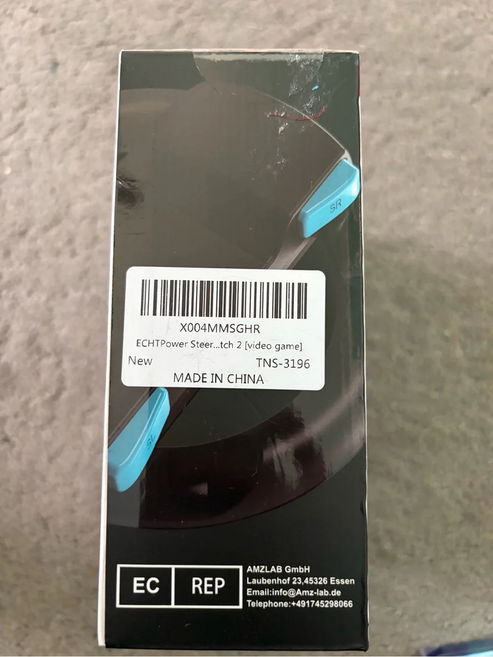 ECHT Steering Wheel Controller with Light Blue Accent